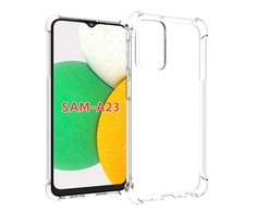 Pferd TakeMe Anti-Shock Extra Protection 0,5 mm galinio dangtelio dėklas, skirtas Samsung A23 4G / 5G Transparent