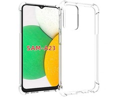 Pferd TakeMe Anti-Shock Extra Protection 0,5 mm galinio dangtelio dėklas, skirtas Samsung A23 4G / 5G Transparent