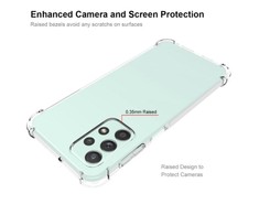 Pferd TakeMe Anti-Shock Extra Protection 0,5 mm galinio dangtelio dėklas, skirtas Samsung A23 4G / 5G Transparent