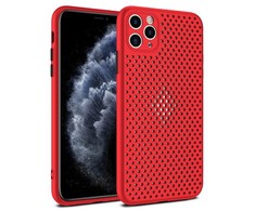 TakeMe "Breathing dotted" TPU dėklas skirtas Samsung Galaxy M31s (M317F), raudonas
