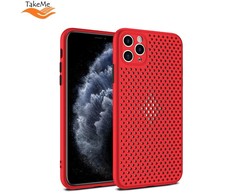TakeMe "Breathing dotted" TPU dėklas skirtas Samsung Galaxy M31s (M317F), raudonas