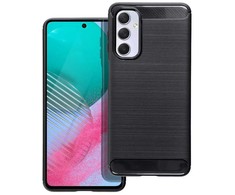 Pferd TakeMe CARBON efekto TPU itin plonas galinio dangtelio dėklas, skirtas Samsung Galaxy M54 5G (M546B) juodas