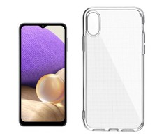 Pferd TakeMe „Clear“ serijos skaidrus 2 mm plonas galinio dangtelio dėklas, skirtas Samsung Galaxy A32 (A326) 5G