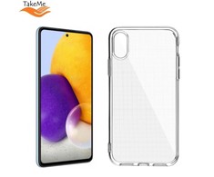 Pferd TakeMe „Clear“ serijos skaidrus 2 mm plonas galinio dangtelio dėklas, skirtas Samsung Galaxy A72 (A726) 5G