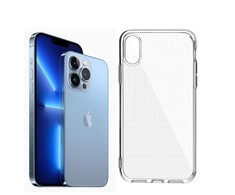 Pferd TakeMe Clear serijos skaidrus 2 mm plonas galinio dangtelio dėklas, skirtas Apple iPhone 13 Pro