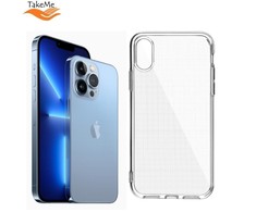 Pferd TakeMe Clear serijos skaidrus 2 mm plonas galinio dangtelio dėklas, skirtas Apple iPhone 13 Pro