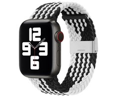 Pferd TakeMe Fabric dirželis, skirtas Apple Watch Ultra 8/7/6 / SE / 5/4/3/2 (49mm / 45mm / 44mm / 42mm) Baltas