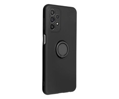 Pferd TakeMe Finger Ring minkštas silikoninis nugaros dėklas su automobilio laikiklio magnetu Samsung Galaxy A23 5G (A236U) juodas