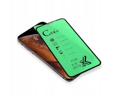TakeMe HARD keraminis viso paviršiaus ekrano apsauginis stiklas, skirtas Apple iPhone 13 Pro Max Juodas