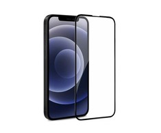 TakeMe HARD keraminis viso paviršiaus ekrano apsauginis stiklas, skirtas Apple iPhone 13 / iPhone 13 Pro Juodas