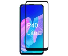 TakeMe HARD Ceramic Pilnas virsmas Aizsargstikls priekš Huawei P40 Lite / P40 Lite E Melns