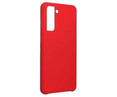 Pferd TakeMe Soft jausmas itin plonas matinis galinio dangtelio dėklas, skirtas Samsung Galaxy S22 Plus 5G Raudona
