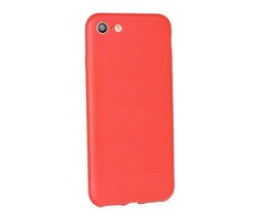 Pferd TakeMe Soft jausmas itin plonas matinis galinio dangtelio dėklas, skirtas Samsung Galaxy A32 (A326) 5G Raudona