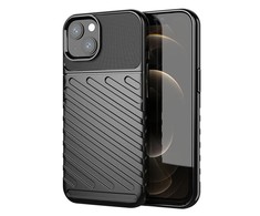 Pferd TakeMe Thunder TPU itin plonas galinio dangtelio dėklas, skirtas Apple iPhone 14 Pro Juodas