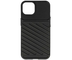 Pferd TakeMe Thunder TPU itin plonas galinio dangtelio dėklas, skirtas Apple iPhone 15 Juodas