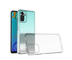 Pferd TakeMe Ultra Slim 0,5 mm galinis dėklas Xiaomi Redmi Note 10 / Note 10s skaidrus