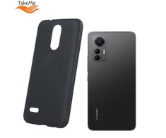 Pferd TakeMe Matte Soft TPU itin plonas galinio dangtelio dėklas, skirtas Xiaomi 12 Lite 5G Juodas
