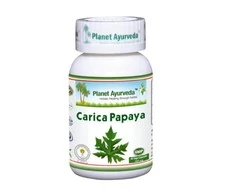 Ayumi Naturals Maisto papildas Carica Papaya, Planet Ayurveda, 60 kapsulių