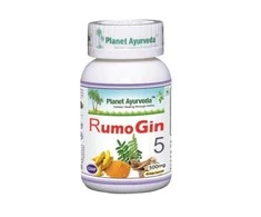 Ayumi Naturals Maisto papildas RumoGin 5, Planet Ayurveda, 60 kapsulių