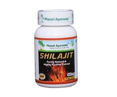 Ayumi Naturals Maisto papildas Shilajit Mumijus, Planet Ayurveda, 60 kapsulių