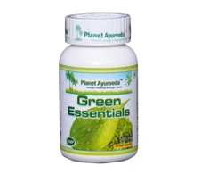 Ayumi Naturals Žaliosios esencijos Žalias Essentials, Planet Ayurveda, 60 kapsulių