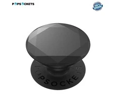 Popsockets 2 Metallic Diamond Juodas 800504 telefono laikiklis ir stovas - premium