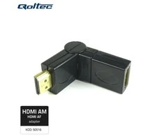 QOLTEC 50516 Qoltec Adapteris HDMI kištukas / HDMI lizdas (kampinis / pasukamas)