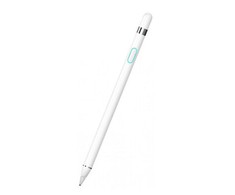 Riff Active Superfine NIB Stylus Pen įkraunamas su didelio jautrumo 1,4 mm Superfine Android / iOS Baltas