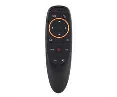 „Riff G10s“ universalus išmanusis televizorius – kompiuteris – „Android TV“ belaidis / IR nuotolinis balso asistentas ir juodas giroskopas