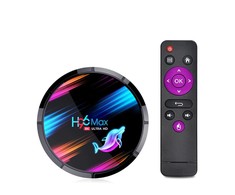 Vaizdo grotuvas Multimedijos grotuvas Riff Riff H96 32GB 4K Multimedia grotuvas Smart TV Box 4GB +64GB Android 9.0 Wi-Fi / BT Amlogic S905 Juodas