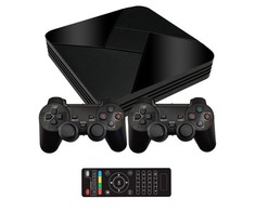 Riff RF-B01 64GB TV Box HD 4K Game Hdmi su 2x Wi-Fi valdikliais ir kelių platformų 8-64bit 4000 žaidimais