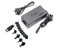 Qoltec Riff Universal 100W (maks. 5A) AC 12-24V rankinis jungiklis Nešiojamojo kompiuterio įkroviklis su 13 kištukų
