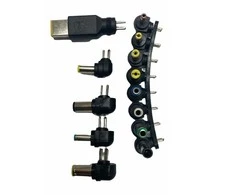Qoltec Riff Universal 100W (maks. 5A) AC 12-24V rankinis jungiklis Nešiojamojo kompiuterio įkroviklis su 13 kištukų