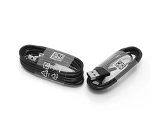 „Samsung EP-DW700CBE“ universalus USB 2.0–C 3.1 tipo „Qualcom“ duomenų ir įkrovimo laidas, 1,5 m juodas (OEM)