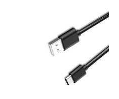 Samsung EP-DW720CBE Galaxy S9 S9+ USB 2.0 į Type-C 3.1 Qualcom duomenų ir įkrovimo laidas 1,2 m Juodas (OEM)