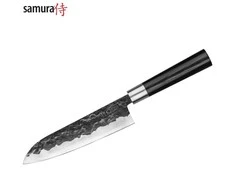 Samura BLACKSMITH universalus virtuvinis peilis Santoku 7,2"/182mm iš AUS 10 Kaltas plienas 58 HRC
