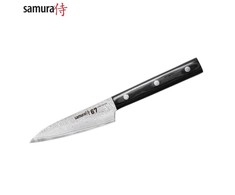 Samura DAMASCUS 67 Universalus virtuvinis peilis 3,9"/98mm iš AUS 10 Damasko plieno 61 HRC (67 sluoksniai)
