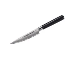 Samura DAMASCUS Universalus virtuvinis peilis 125 mm iš AUS 10 Damasko plieno 61 HRC (67 sluoksniai)