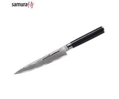 Samura DAMASCUS Universalus virtuvinis peilis 150 mm iš AUS 10 Damasko plieno 61 HRC (67 sluoksniai)