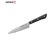 Samura HARAKIRI universalus virtuvinis peilis 4,7"/120mm 58 HRC su juoda rankena