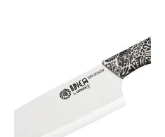 Sia Samura Latvija Keraminis Peilis nakiri 16,5cm „INCA" baltas