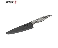 Sia Samura Latvija Keraminis Peilis šefo 18,7cm „INCA" juodas