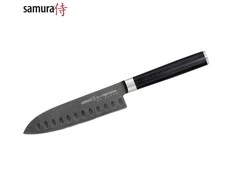 Samura MO-V Stonewash Santoku 5.4''/138mm. 59HRC. iš AUS 8 Japoniškas plienas 59 HRC
