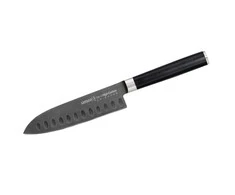 Samura MO-V Stonewash Santoku 5.4''/138mm. 59HRC. iš AUS 8 Japoniškas plienas 59 HRC
