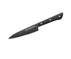 Samura SHADOW Universalus peilis su juoda nepridegančia danga 4,7"/120mm iš AUS 8 Japoniško plieno 59 HRC