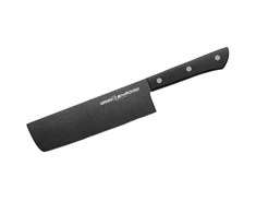 Samura SHADOW Universalus Nakiri peilis su juoda nepridegančia danga 6,7"/170mm iš AUS 8 Japoniško plieno 59 HRC