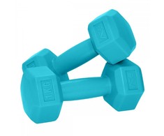 SportVida 2in1 GYM &amp; Fitness Comfort svarmenų rinkinys 2x1kg, mėlyni