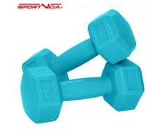 SportVida 2in1 GYM &amp; Fitness Comfort svarmenų rinkinys 2x1kg, mėlyni