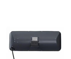SUNRED® Lugo Quartz pakabinamas infraraudonųjų spindulių terasos šildytuvas LUG-2000W, 2000 W, Pilkas