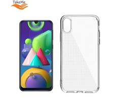 Pferd TakeMe „Clear“ serijos skaidrus 2 mm plonas galinio dangtelio dėklas, skirtas Samsung Galaxy M21 (M215F) / M30s (M307F)